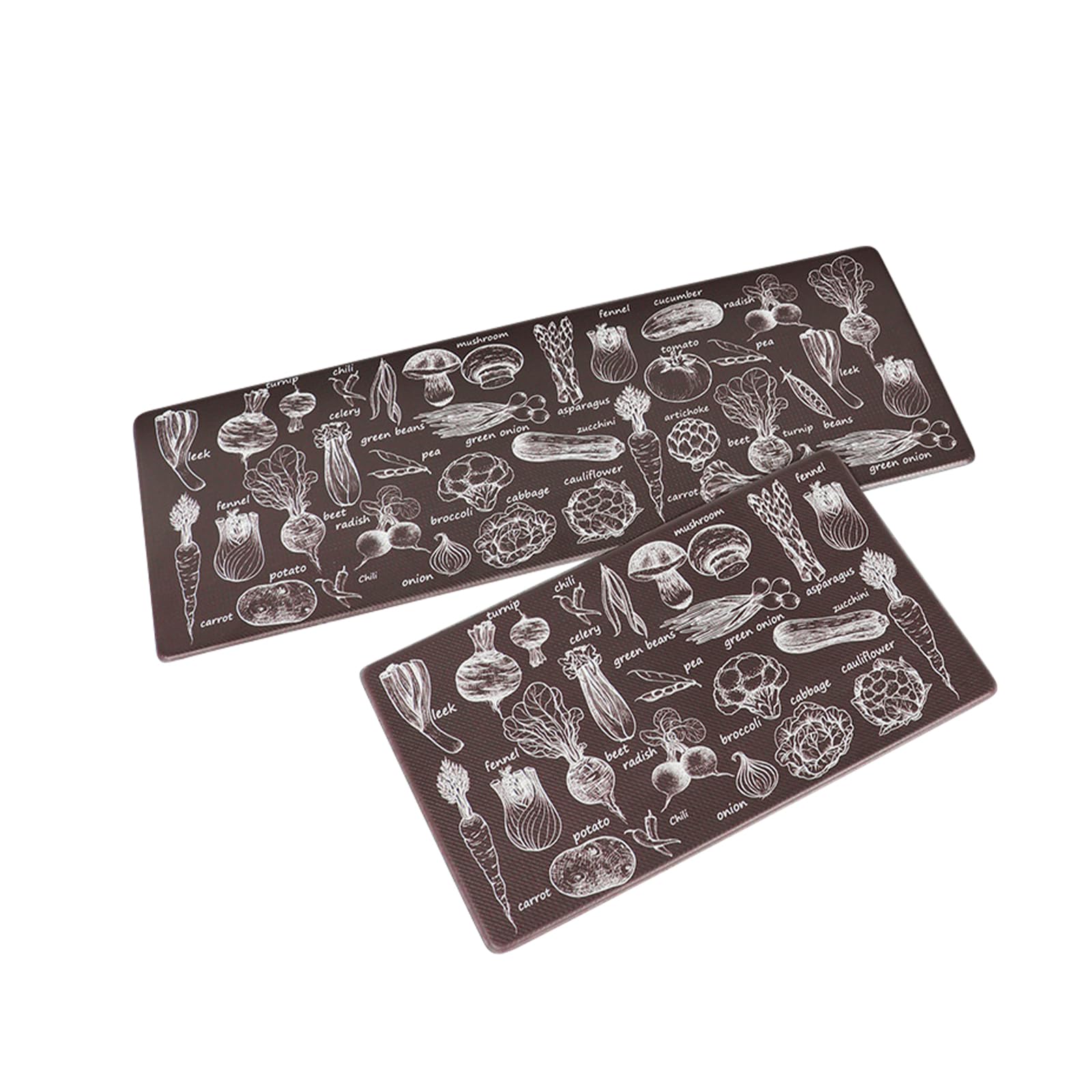 【2枚セット】 PVCキッチンマット キッチンマット 台所マット 玄関マット 防水 防油 滑り止め おしゃれ..