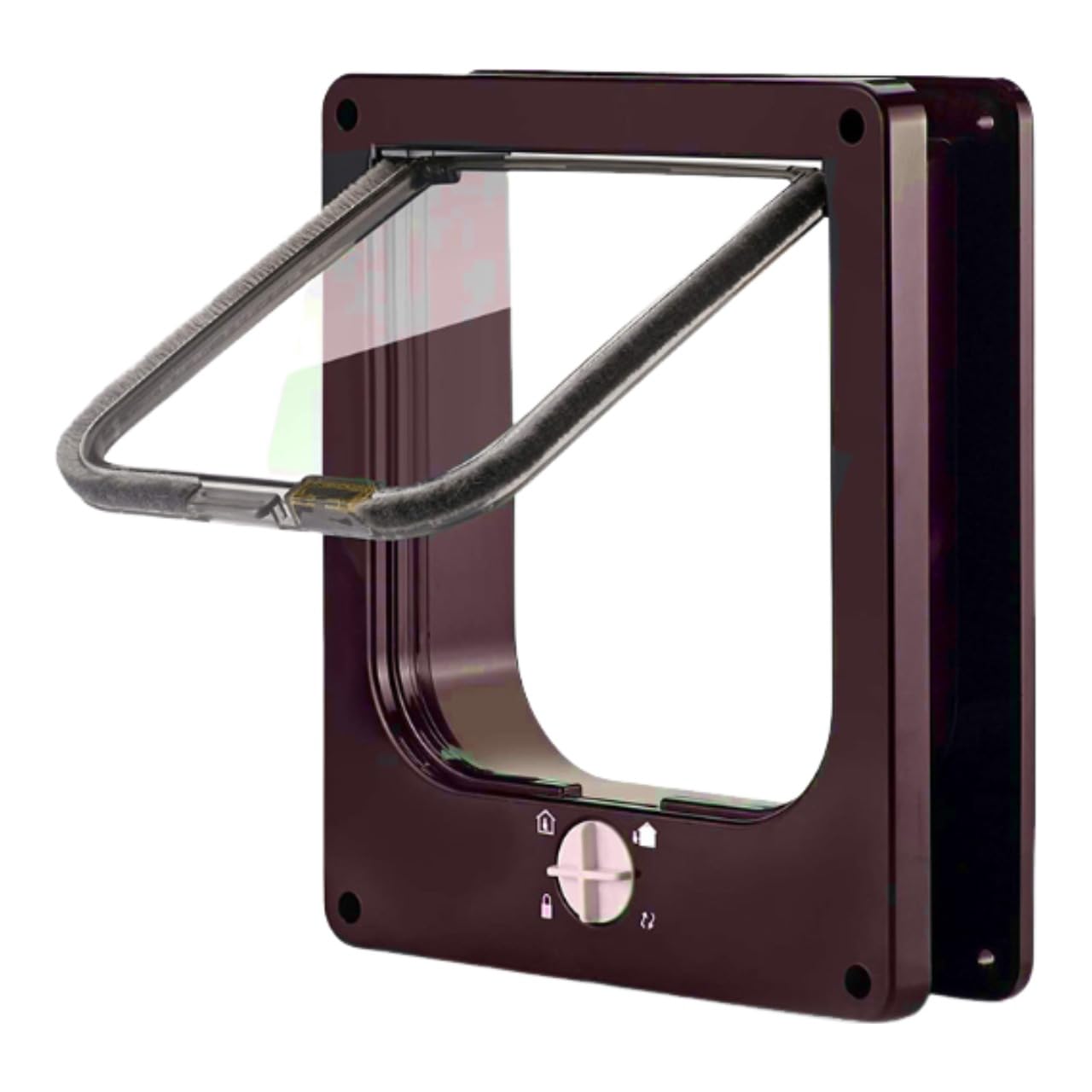 ペットドア、猫ドア、猫と犬の通路、4つの入退出モード、ロータリースイッチ、制御可能な入退出方向、..