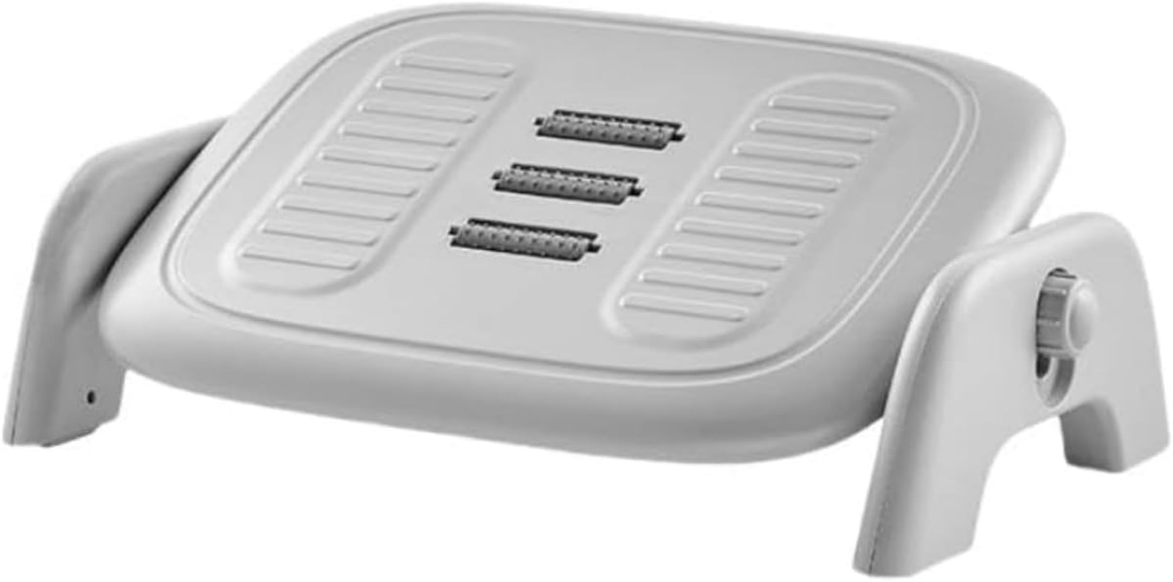 フットレスト 足置き台 デスク下 高さ調節 机の下 足台 マッサージローラー付きABS素材 オフィス 家庭..