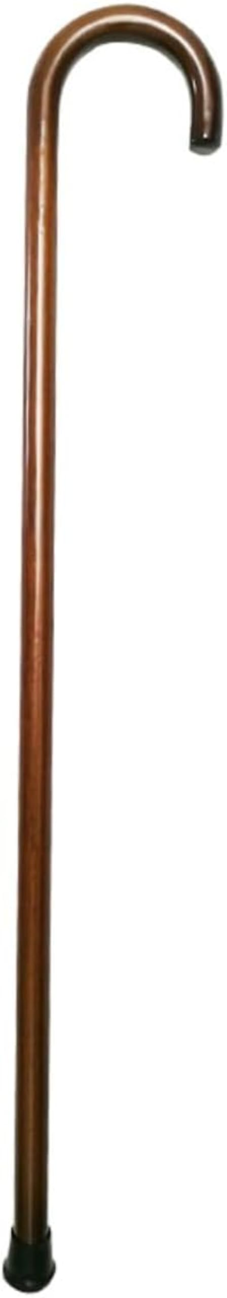 ウッド - 天然木ステッキ - 男性用または女性用手作りの木製オフセット 杖ウェンジ紳士の杖高齢者滑り..