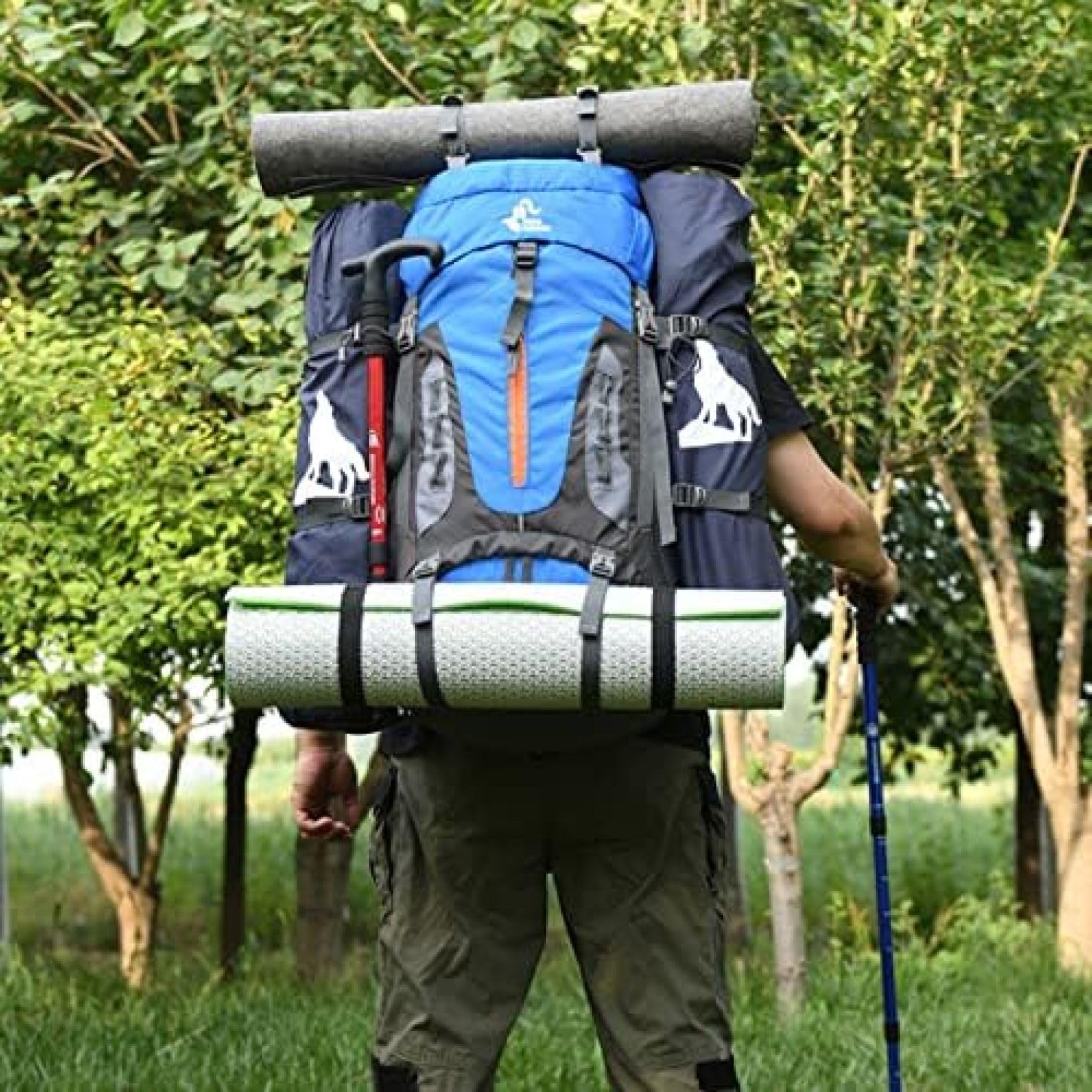 登山リュック 60L 登山バッグ 大容量 ザック 撥水・防汚 リュックサック バックパック 男女兼用 多機能 収納性 超軽量 通気性 アウトドア 遠足 防災 ハイキング キャンプ 旅行