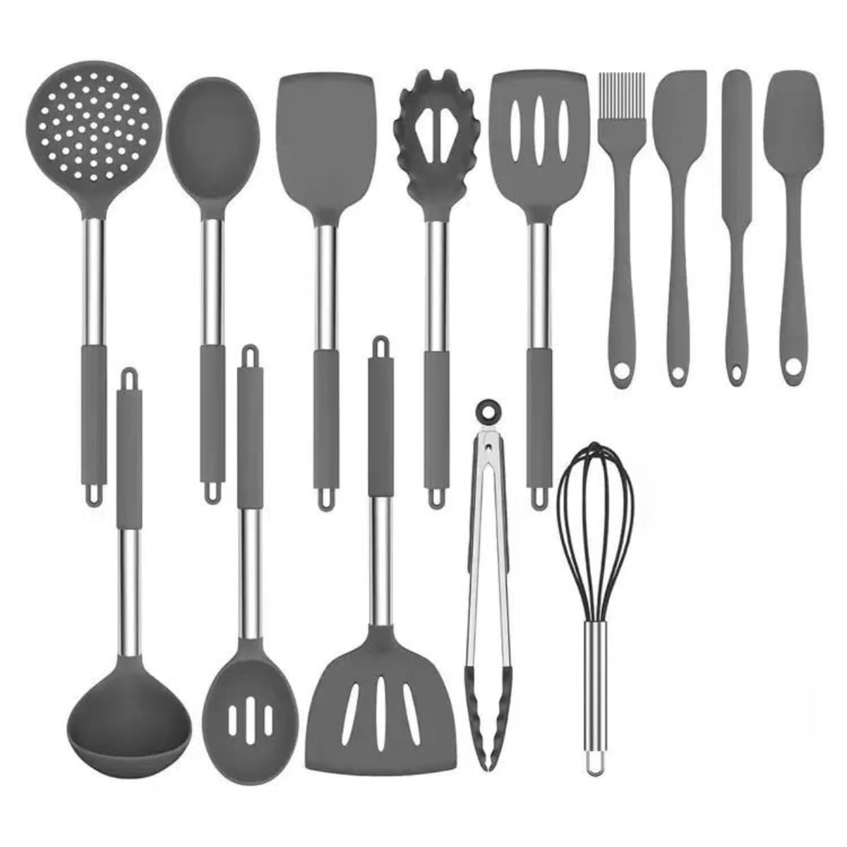 調理用具セット ステンレススチール キッチンツールセット ホルダー付き クッキングスプーン スパチュ..