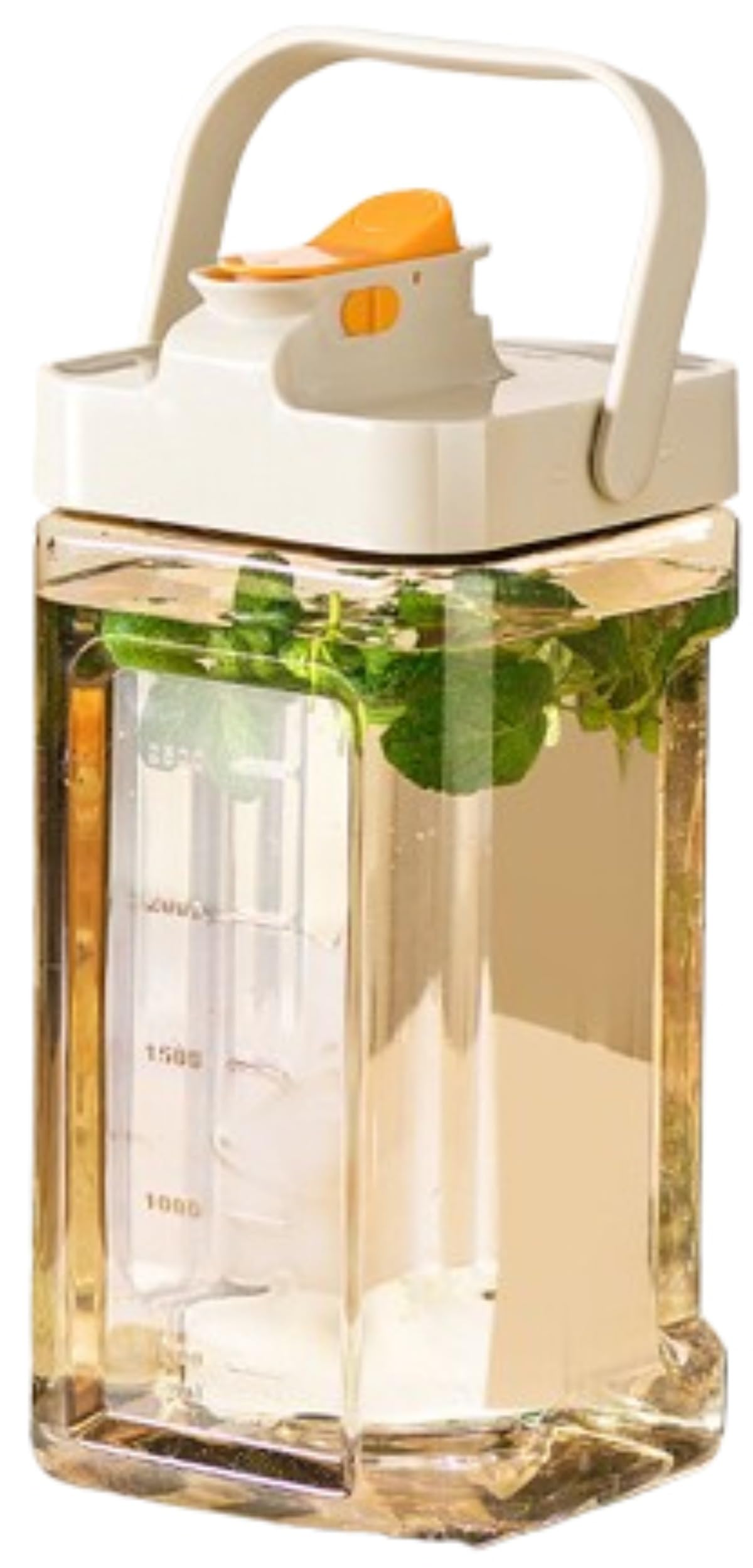 麦茶 ピッチャー ウォーターボトル お茶 横置き 冷水筒 縦横置き 大容量 透明 目盛り 安全ロック ハン..