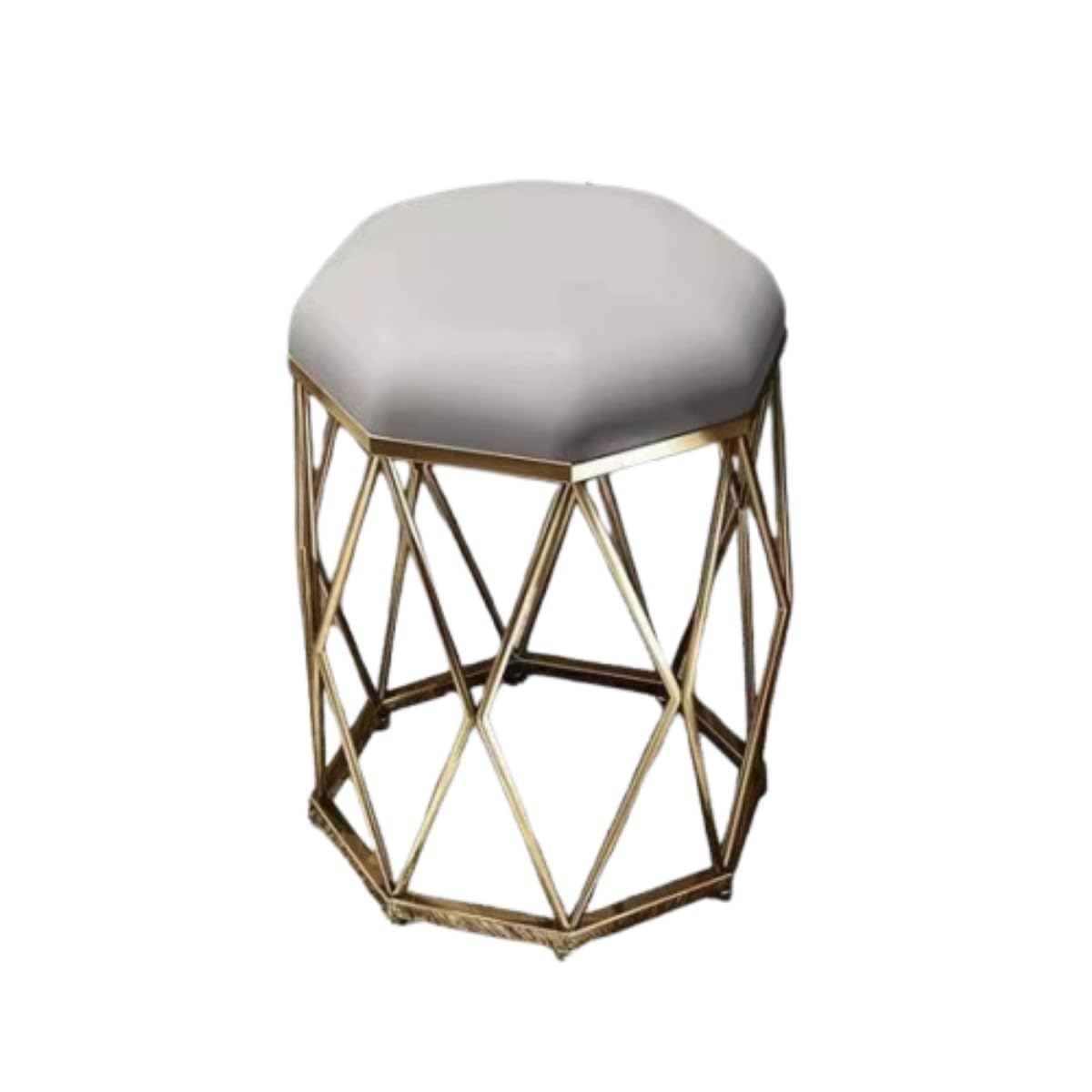 ドレッサーチェア化粧椅子イス 簡潔なドレッシングテーブル 姫系金属製 丸いスツール ドレッシングスツ..