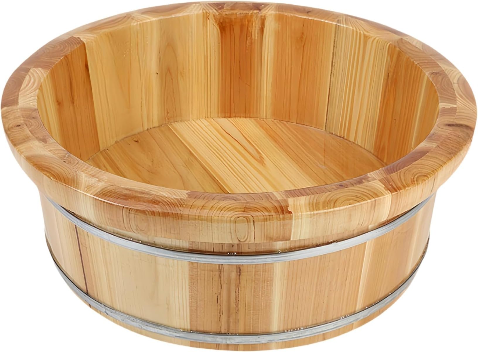 足湯器 足湯桶 足浴桶 木製 フットバス器 デトックス足浴桶 バケツ フット 足用 脚用 角質 かかと 使用..