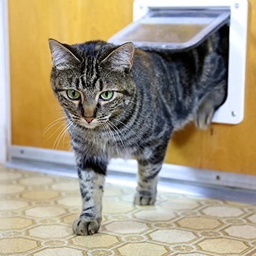 ペットドア 犬猫出入り口 キャットドア 扉 猫 小犬用 ペット用出入り口 室内用キャットドア 犬猫用ドア..