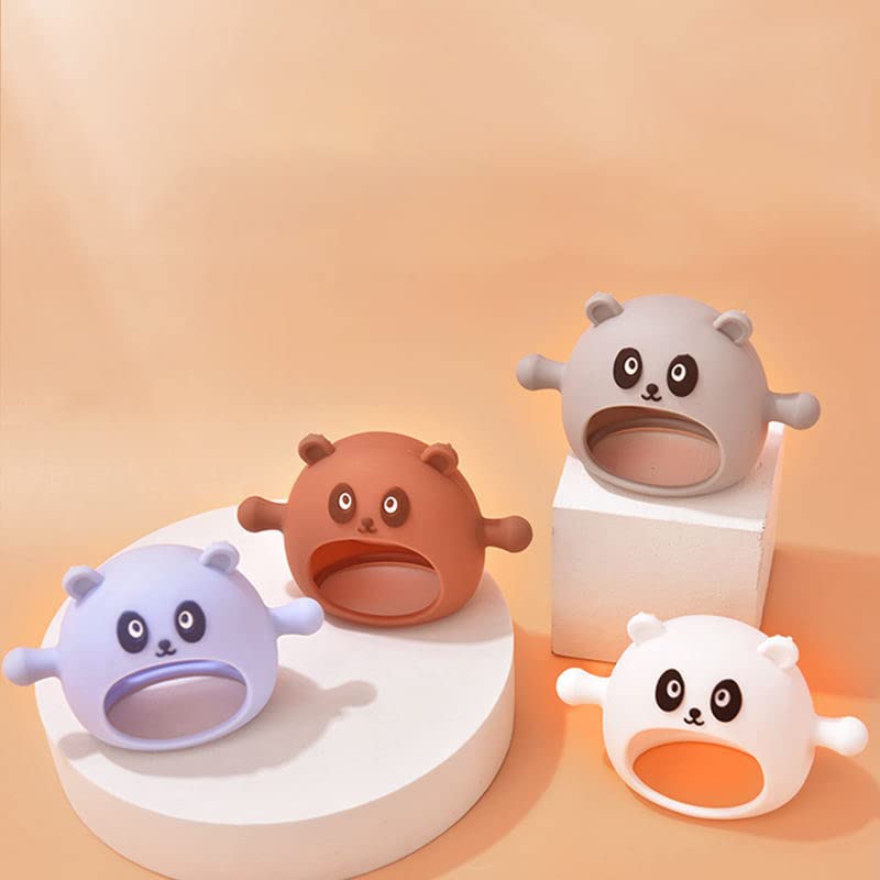 歯固め 食品級シリコン BPAフリー ベビー歯固め 赤ちゃん 手首にはめる 歯固め ベビー用歯がため 出産祝い かわいい 赤ちゃんおもちゃ 高耐久性 (ブルー)