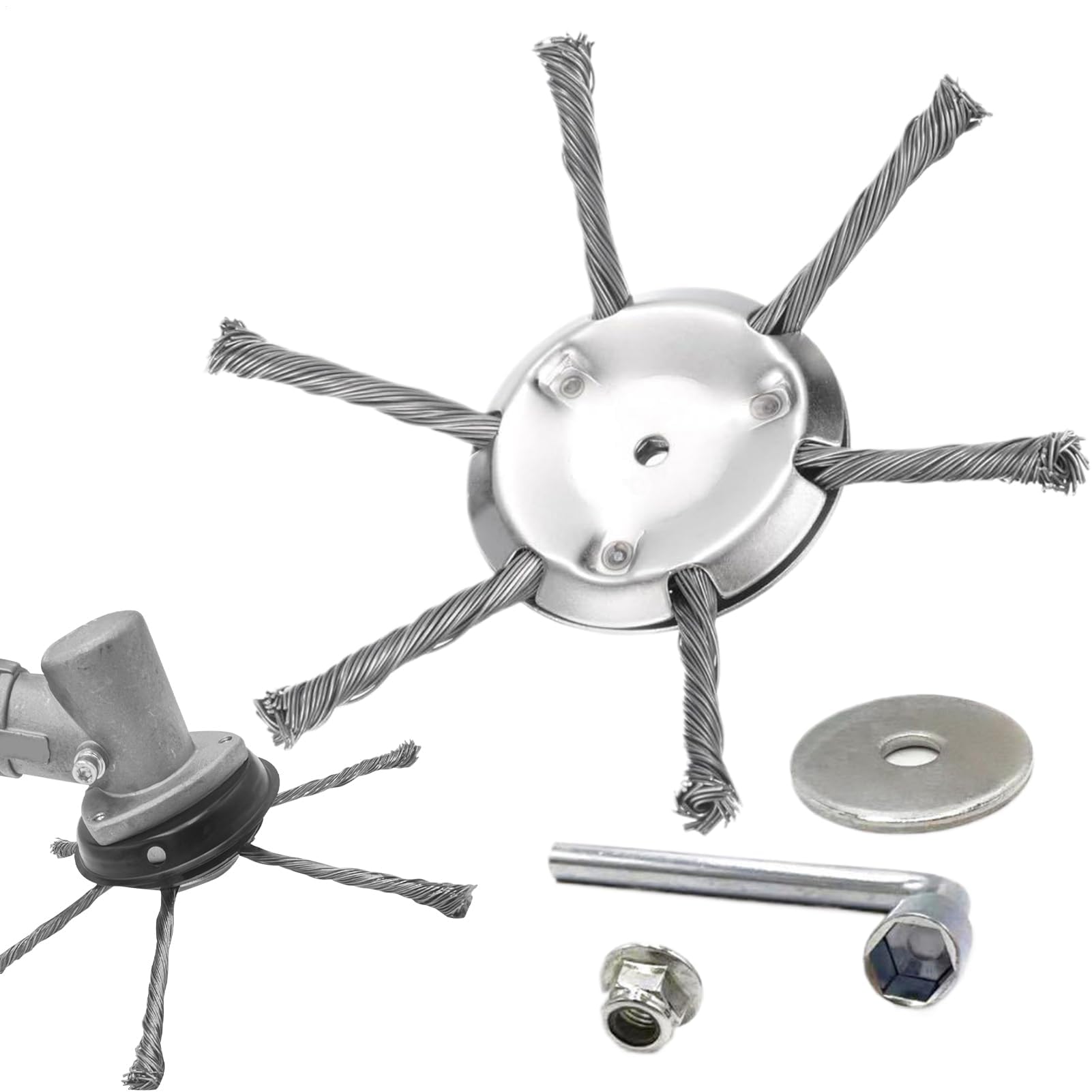 草刈機部品, 汎用芝刈り機交換部品, 頑丈な業務用回転トリマー メンテナンス・修理・芝刈り・茂み除去に最適