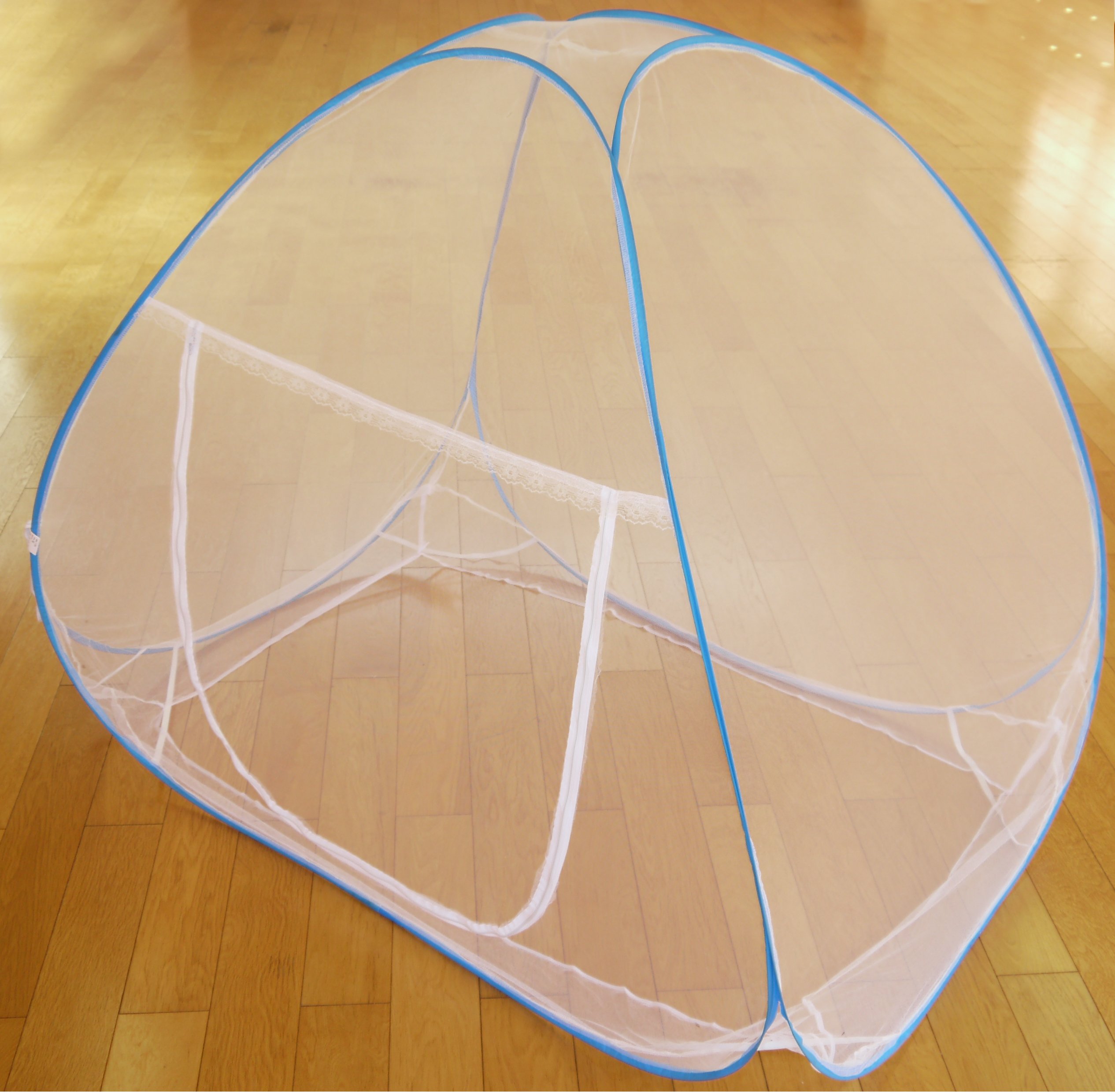 蚊帳ワンタッチ折りたたみ式底なしシ...