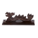 約12.5×3×5cm 中国書道 文鎮 筆置 龍の形 木製 文房具 書道愛好者 先生 友達 素敵な贈り物