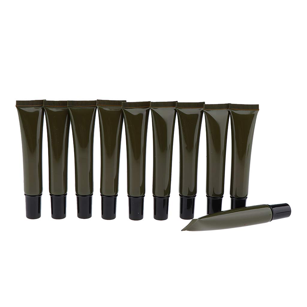 10ピース/個/パック空詰め替え可能なプラスチックリップグロスバームアイジェルハンドクリームチューブ..