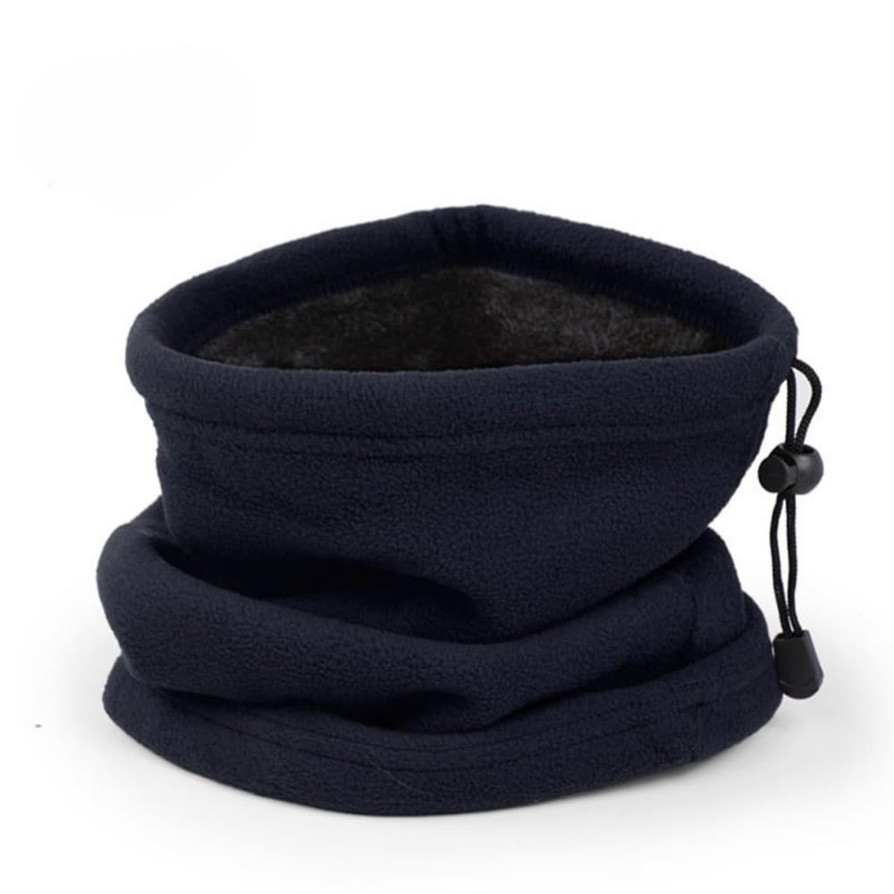 楽天さかもとストア[] ネックウォーマー メンズ レディース 防寒 冬用 裏起毛 暖かい ボア 調節コードつき 厚手 防風 保温 柔らかい あったか 多機能 無地 通勤 通学 スポーツ アウトドア バイク 登山 自転車 スキー ス スノボ キャンプ [並行輸入品]