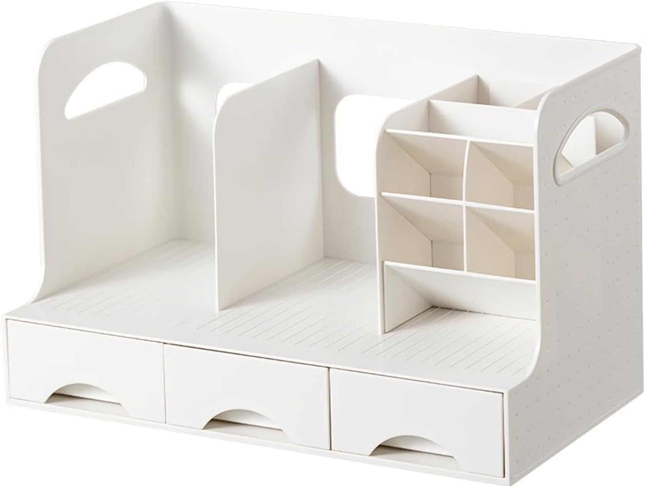 卓上収納ボックス デスク上置き棚 組み立てなし 本立て デスクオーガナイザー 引き出し 小物 卓上ラッ..