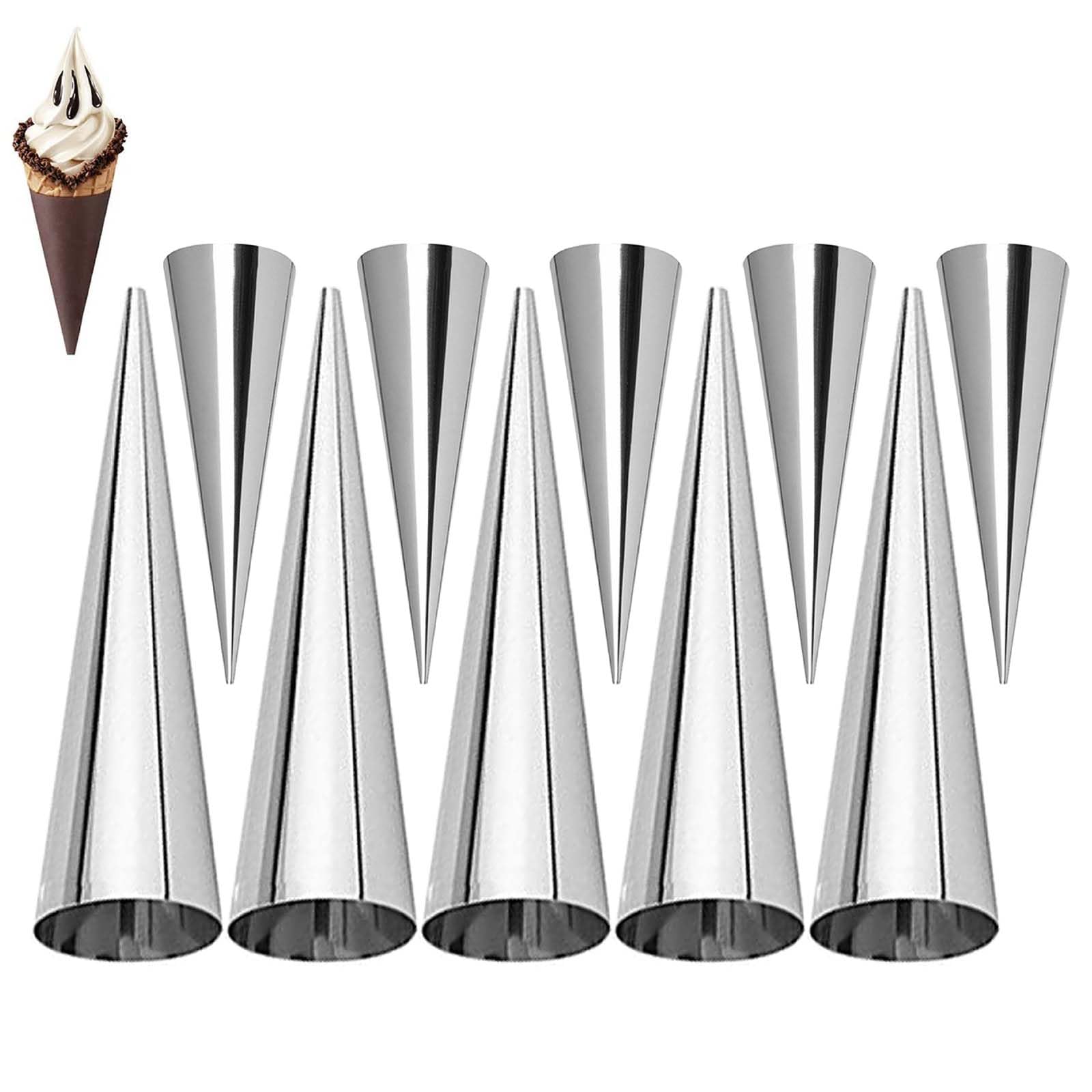 ⷿġ ꡼ۡⷿ10ĥåȡ۱ ͷ ١󥰥ġ ١ ѥ Ρ ѥ DIY Ƥ ƥ쥹 Bread Set Stainless Steel Croissant Tool Croissant For Baking Filling Buns