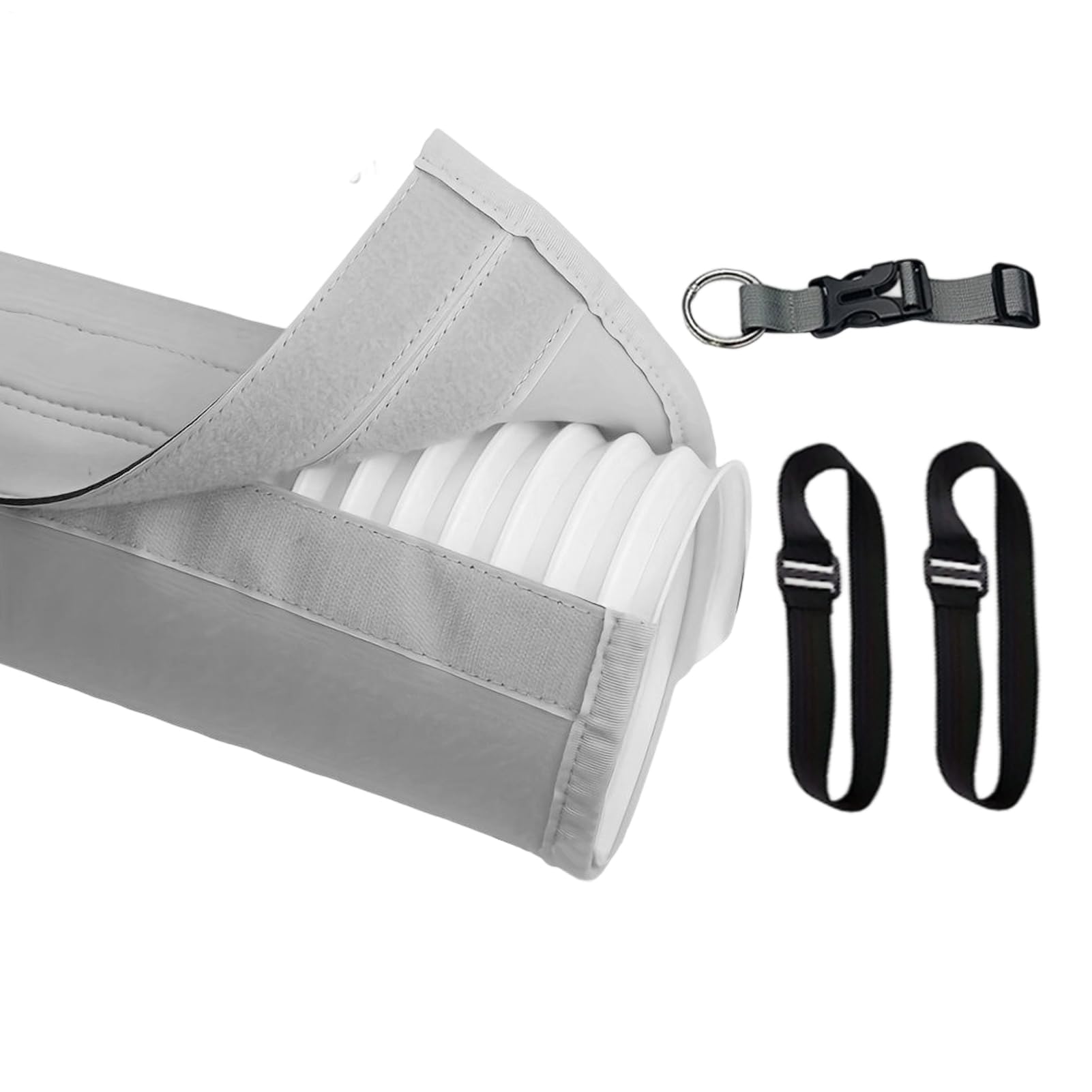 ホースカバー - ポータブルホース断熱スリーブ | エアコン排気ダクト用防塵断熱カバー | 寮、ホテル、オフィス、家庭用冷房設備に適合