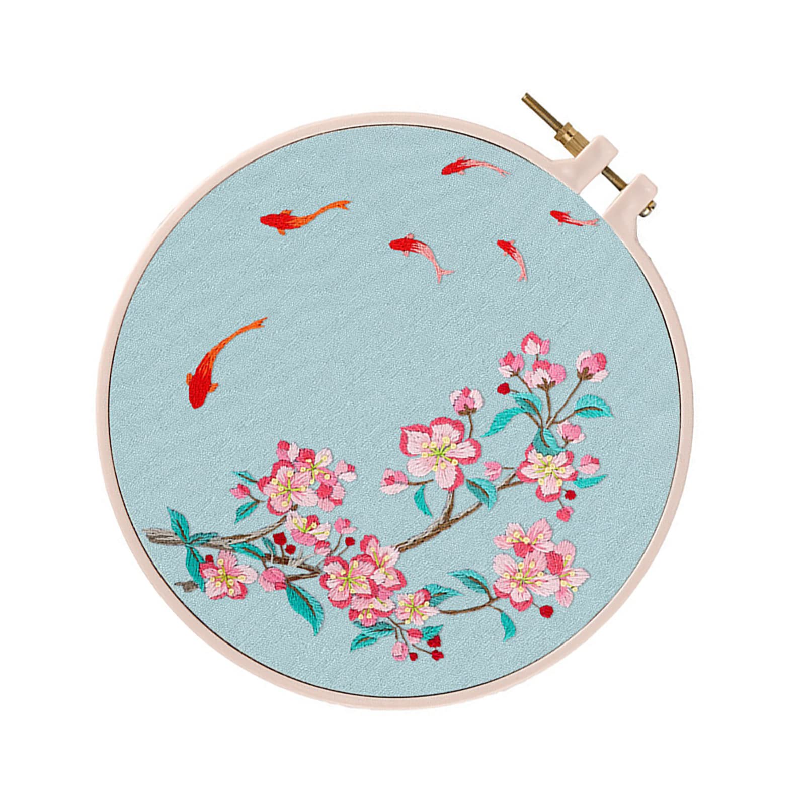 刺繍キット 刺しゅう クロスステッチ 花パターンあり 刺繍工具付き 初心者向け 刺繍枠 刺繍糸 刺繍針 ..