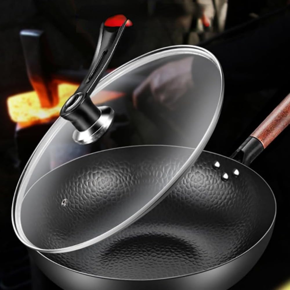 面包铁锅 32厘米 手锻造铁锅 平底锅 不粘锅 万能铁锅 IH・煤气火两用 万能铁锅 IH・煤气火两用 多功能无涂层铁锅 不粘锅 [並行輸入品](3)