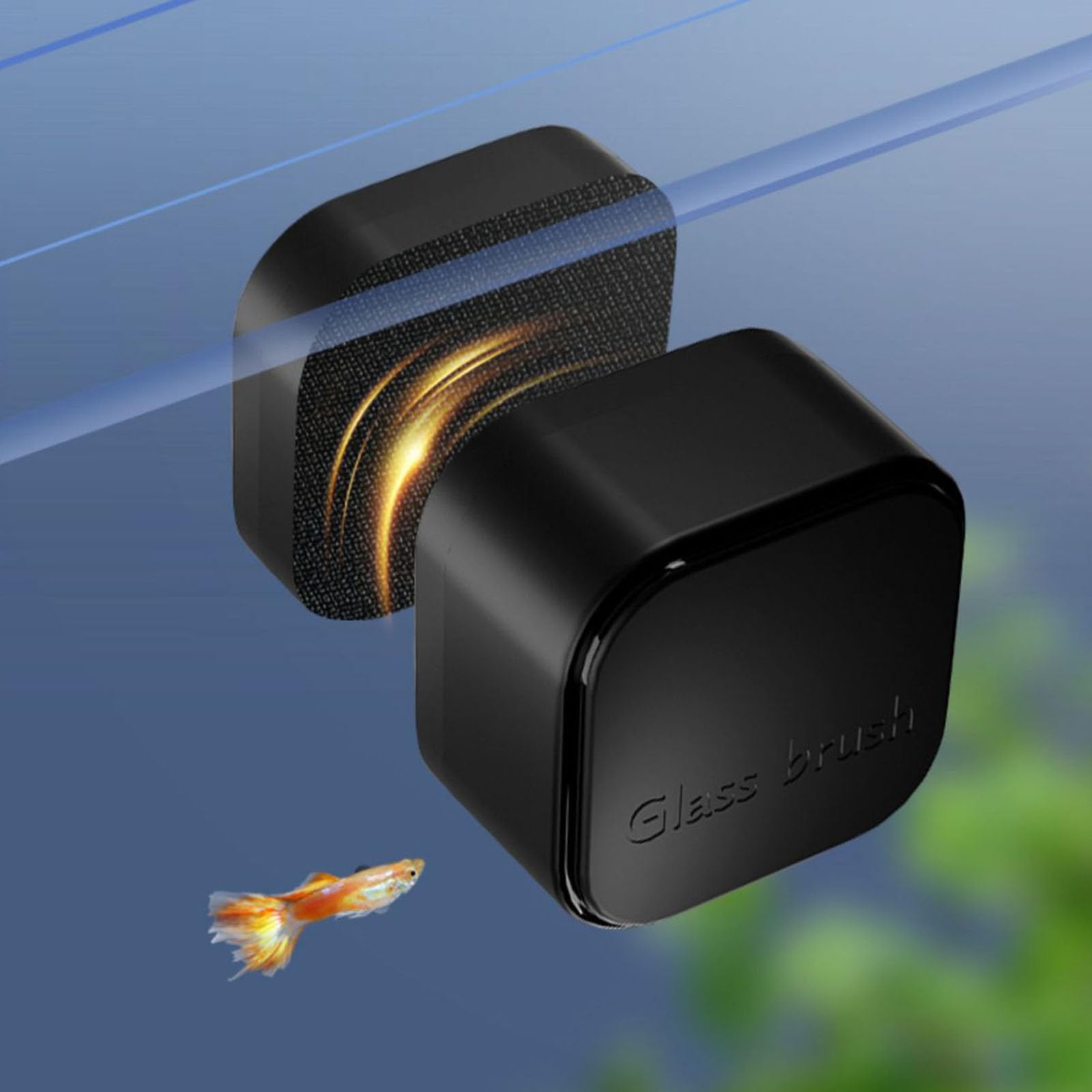 魚タンク藻類マグネットクリーニングツールスクレーパーフローティングクリーナースクラバーブラシ藻類..