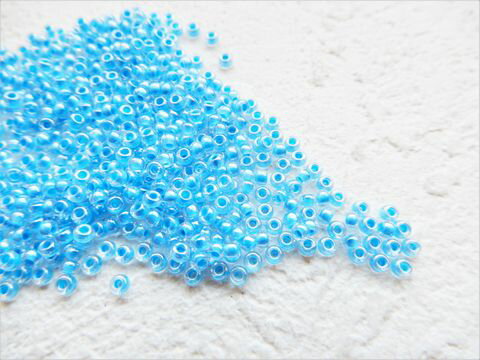 《NEW!!》本場チェコビーズ：シードビーズ：クリスタル・アクアライン・テラ【RCP】