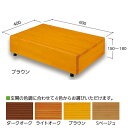 シモヤマ 木製踏み台 600X400X150 ライトオーク すべり止め仕様「北海道・沖縄・離島、送料別途見積り」(4)