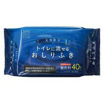 常裕パルプ工業　トイレに流せるおしりふき　1パック40枚入