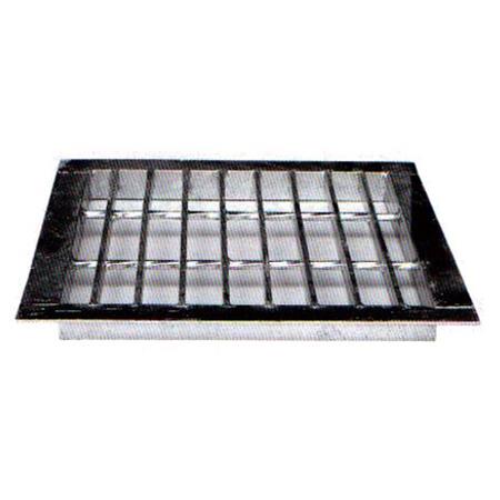 グレーチング　スチール製　桝用4面ツバ付（歩行用）　呼称：4LC19-320