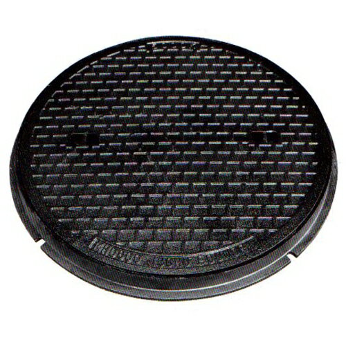 簡易密閉形マンホール鉄蓋　丸枠付き　呼称：MHD500-PR-N　クサリなし(4)