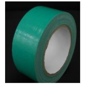 アイネット　布カラーテープ 50mm×25m 緑(3)
