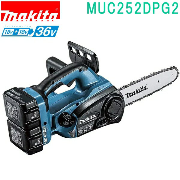 ޥ MUC252DPG2 18V+18V36V 250mm ż󥽡 ХåƥBL1860B2ܡŴDC18RD