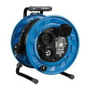 ハタヤ(HATAYA) BFS-302M 三相200V型 屋内外用 電工ドラム 防雨型・漏電遮断器付 30m 3P接地付プラグ用コンセントx2個 (200V型屋...