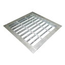 法山本店 HGMX-18-19B グレーチング ノンスリップ つば付き正方形 (改良ますBタイプ用滑り止め付きみぞぶた) 【適用ためます幅改良ます幅B180MM...