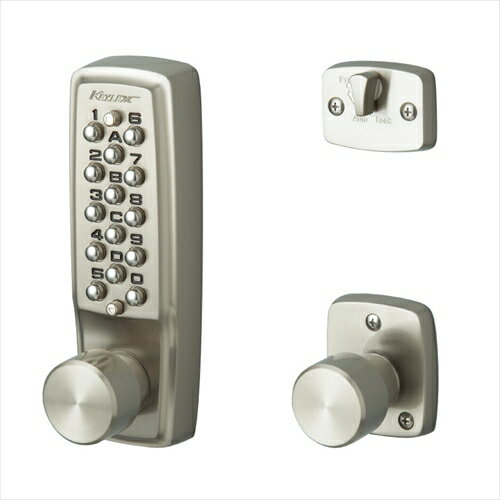 キーレックス 2100ノブ自動施錠 22403 WB BS60「直送品、送料別途見積り」