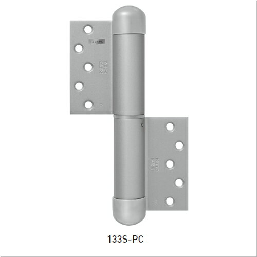 オートヒンジ 丁番型 屋外ドア用 133SR-PC シルバー「直送品、送料別途見積り」