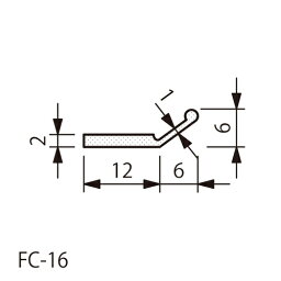 ゴム・ガスケット FC-16「直送品、送料別途見積り」