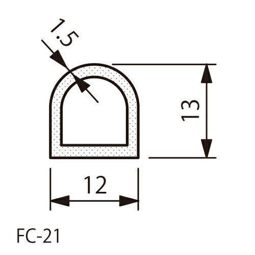 杉田エース▼ 品番リンク163-757 / 163-758 / 163-759 / 163-760 / 163-761 / 163-762 / 163-763 / 163-764 / 163-765 / 163-768 / 163-770 / 163-771 / 163-772 / 163-773 / 163-774 / 163-775 / 163-776 / 163-777 / 163-778 / 163-779 / 163-780 / 163-781 / 163-783 / 163-784 / ★163-785 / 163-792 / 163-793 / 163-794 / 435-590 / 435-591 / 435-593＜ TOP＜ 10＜ 5＜ 2＜ 前　1211次＞5 ＞10 ＞最後 ＞ 杉田エース杉田エース《 仕様 》・建築用ゴム・ガスケットは、実績のある素材「EPDMゴム」を使用しています。・ドア・サッシ用等のタイト材として、耐熱性・耐候性をより向上させ、環境に配慮した製品です。・ゴム本来の持つ、気密・水密・断熱・遮音・弾性効果が得られます。[カラー]　黒[品番/呼称]　FC-21[サイズ]　H:13mm、W:12mm、L:3000mm[材質]　EPDMゴム[ご注意]　・両面テープ加工、定尺カット、枠組ジョイント加工については別途承ります。テープの面を必ずご指示ください。・納期:ご確認ください。