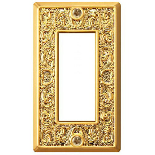 スイッチ・コンセントプレートリルティングクラシコPXP-LC01-GCゴールド 210-027-173「直送品、送料別途見積り」