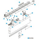 スライデックス傾斜レールタイプHCS-3015KFR右引き用 HCS3015KFR「直送品、送料別途見積り、法人・事業所限定」【大型】