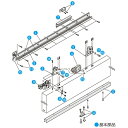 スライデックス傾斜レールタイプHCS-3015KTFL左引き用戸袋対応 HCS3015KTFL「直送品、送料別途見積り、法人・事業所限定」【大型】
