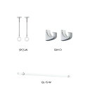 室内用物干し竿セット品 HQSS-15 ホスクリーン 専用フック付「直送品、送料別途見積り」