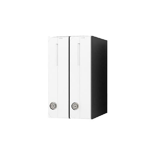 ナスタ D-ALL KS-MB3002PU-2CT-W 2戸用 シリンダー錠 ホワイト「直送品、送料別途見積り、法人・事業所限定」(4)