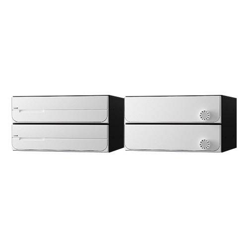 ナスタ D-ALL KS-MB3102PU-2L-W 2戸用 静音大型ダイヤル錠 ホワイト「直送品、送料別途見積り、法人・事業所限定」