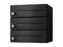 ナスタ D-ALL KS-MB4202PU-3LK-BK 3戸用 可変ダイヤル錠 ブラック「直送品、送料別途見積り、法人・事業所限定」