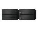 ナスタ D-ALL KS-MB4302PY-2LK-BK 2戸用 可変ダイヤル錠 ブラック「直送品、送料別途見積り、法人・事業所限定」