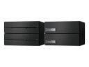 ナスタ D-ALL KS-MB4302PY-2K-BK 2戸用 アナログカード錠 ブラック「直送品、送料別途見積り、法人・事業所限定」