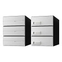 ナスタ D-ALL KS-MB6102PY-3PK-W 3戸用 可変プッシュボタン錠 ホワイト「直送品、送料別途見積り、法人・事業所限定」