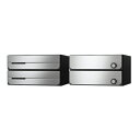 ナスタ D-ALL KS-MB3102PU-2LK-SV 2戸用 可変ダイヤル錠 シルバー「直送品、送料別途見積り、法人・事業所限定」