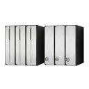 ナスタ D-ALL KS-MB3102PU-3CT-SV 3戸用 シリンダー錠 シルバー「直送品、送料別途見積り、法人・事業所限定」