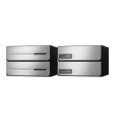 ナスタ D-ALL KS-MB4302PY-2K-SV 2戸用 アナログカード錠 シルバー「直送品、送料別途見積り、法人・事業所限定」