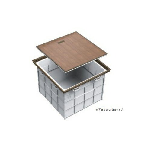 浅型 床下収納庫 ノックダウン式 SFS460B ブロンズ「直送品、送料別途見積り」