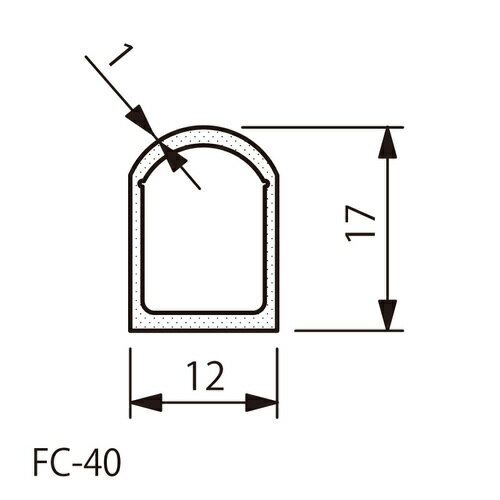 ゴム・ガスケット FC-40「直送品、送料別途見積り」